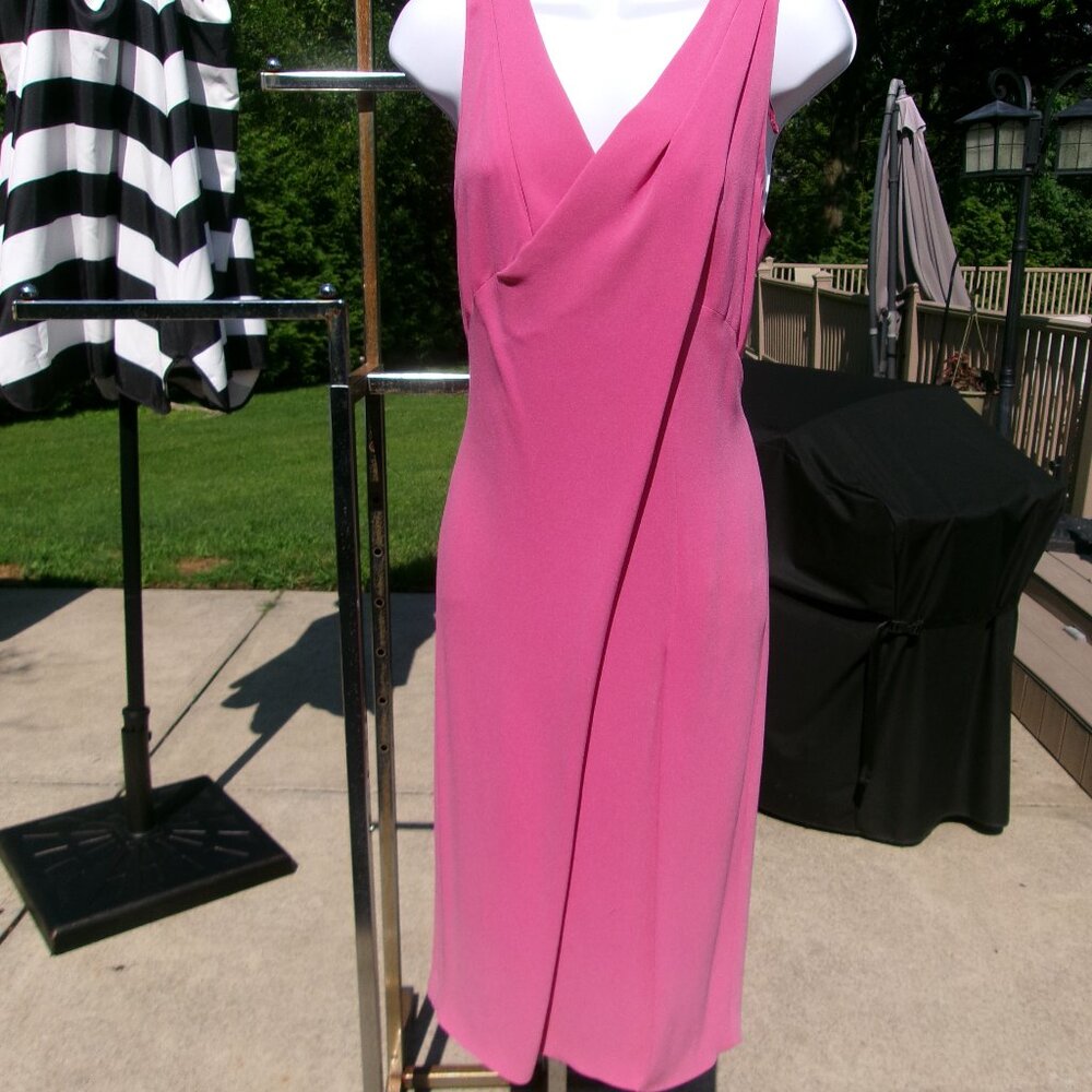 NWT AUTH PRADA SPECTACULAR  PINK DRESS 46 12 US